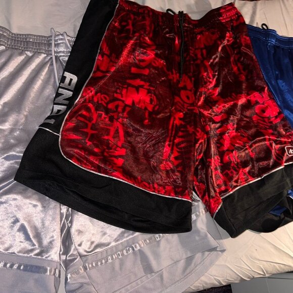 3 Set of AND1”s Basketball Unisex Shorts W/Pockets & Drawstrings - Picture 3 of 6